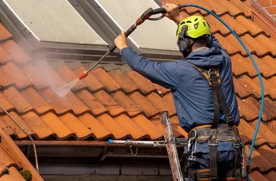 Démoussage et hydrofuge de toiture à la Mancelière